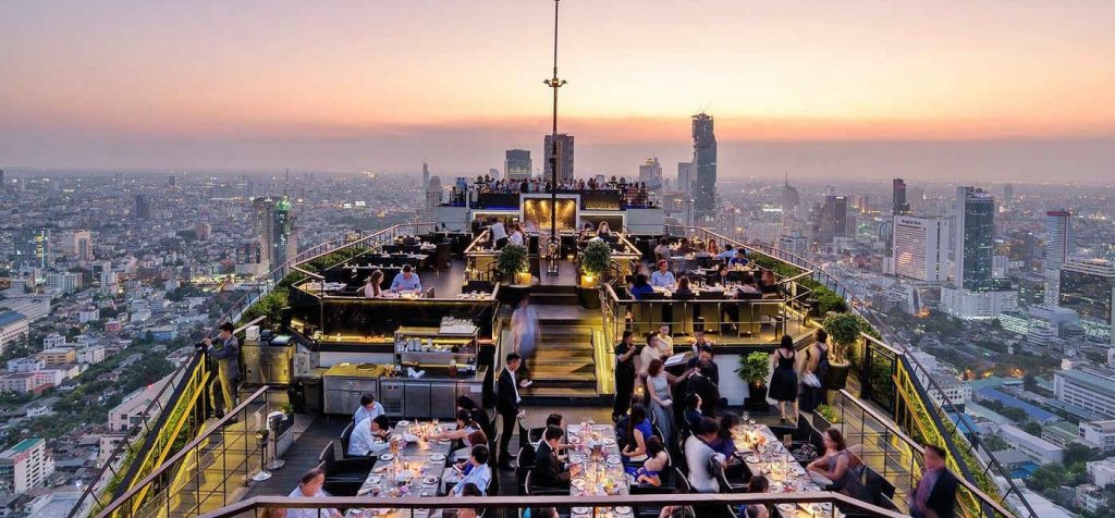 Sky Dining at Vertigo Bar Bangkok