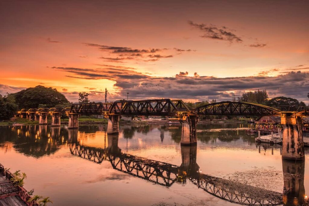 Kanchanaburi River Kwai Bridge