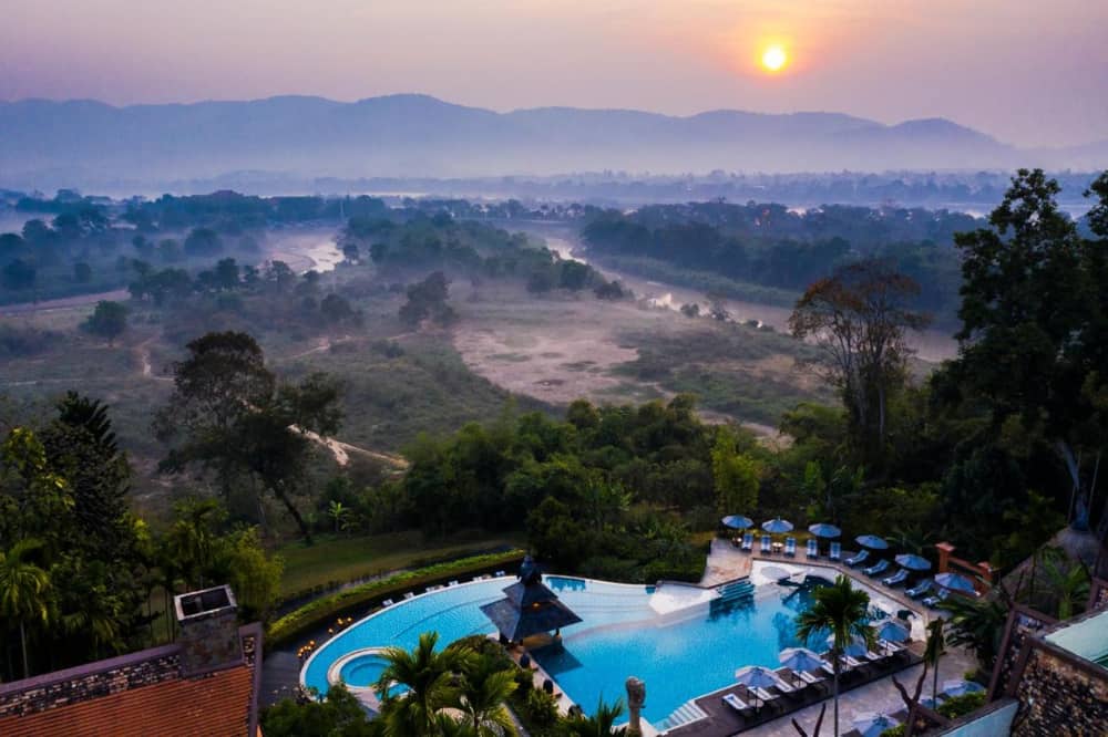 Anantara Golden Triangle Swimming Pool