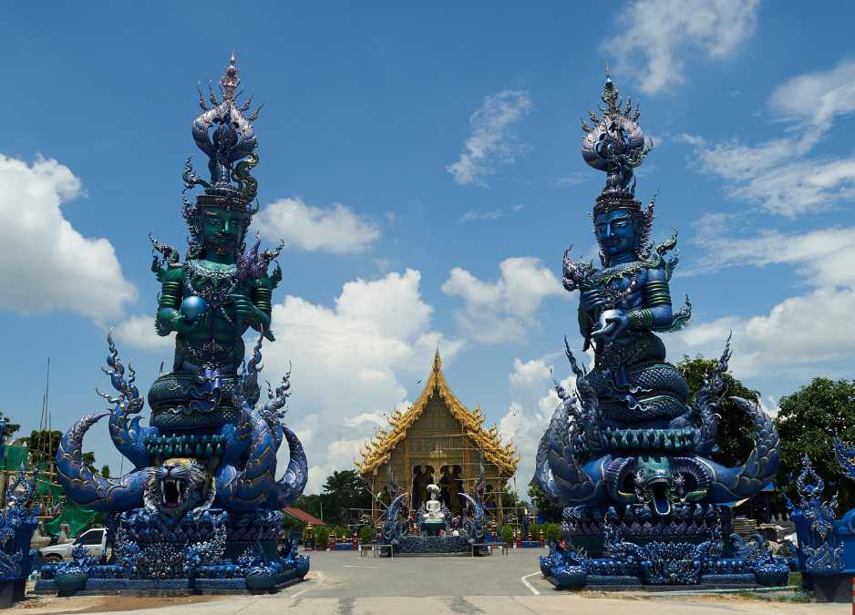 Blue Temple outside