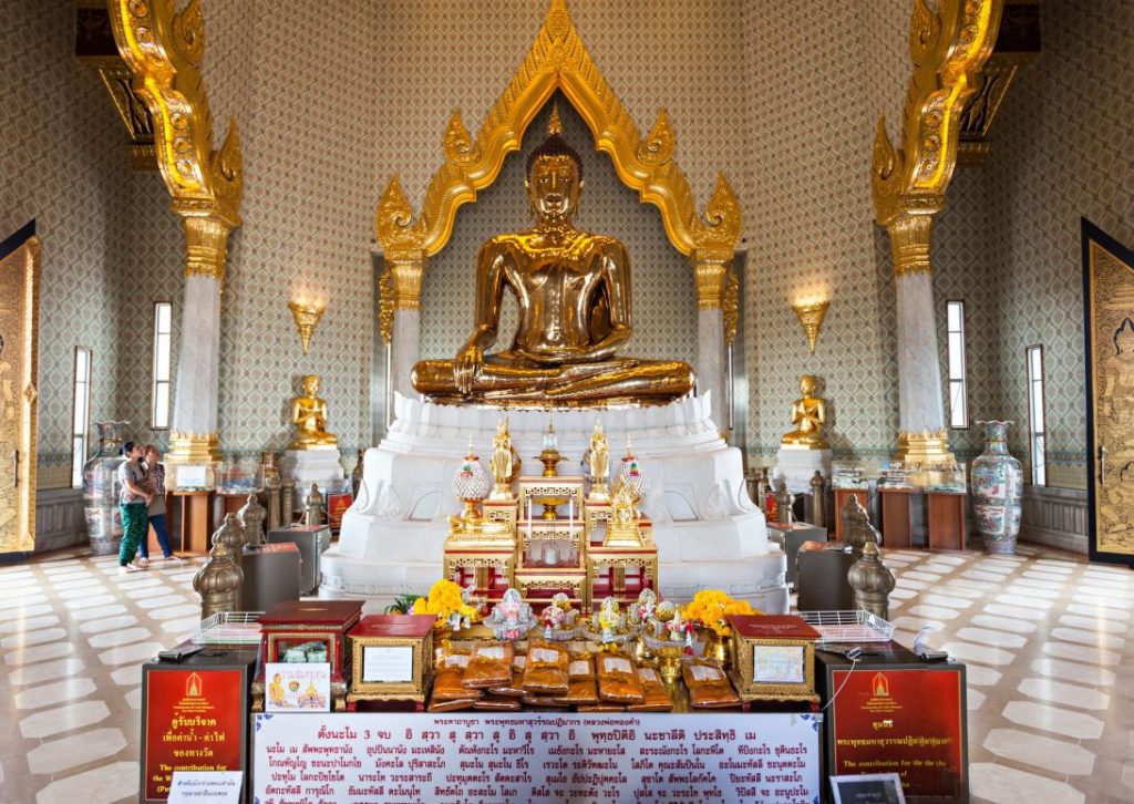 Bouddha d'or à Wat Traimit
