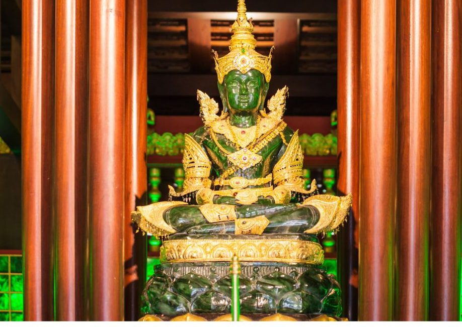 Statue Bouddha d'Émeraude