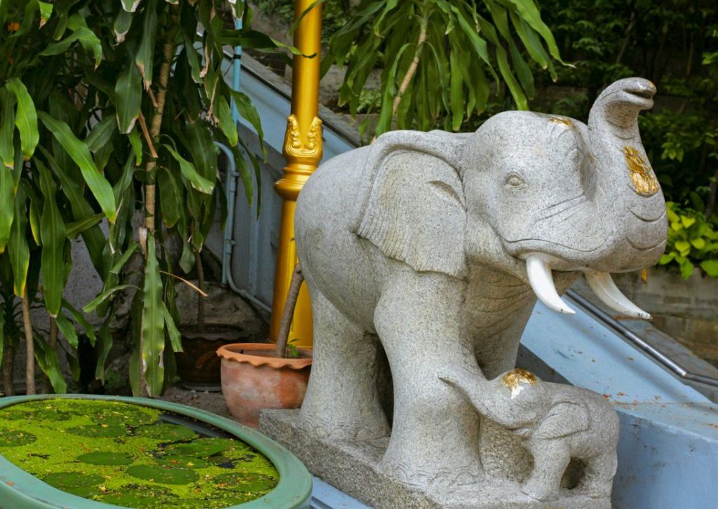Statue d'un elephant