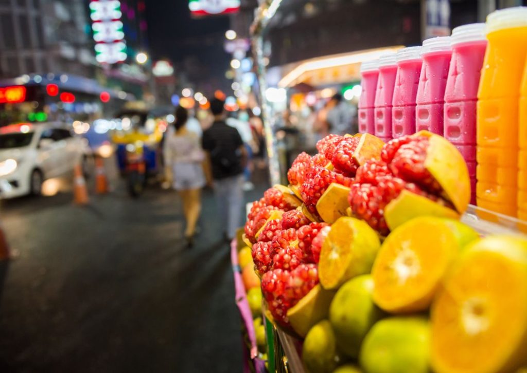 stand de fruits quartier chinois