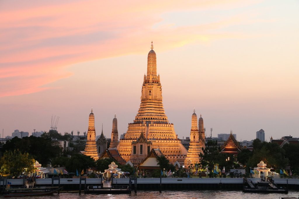 Sunset à Wat Arun