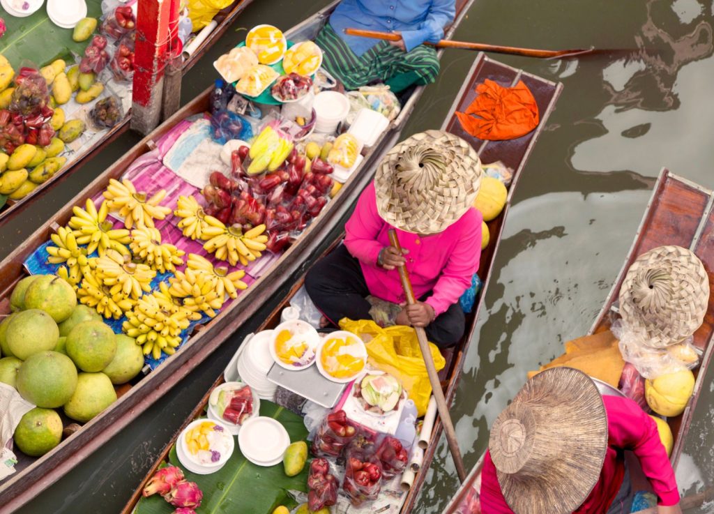 Marché flottant