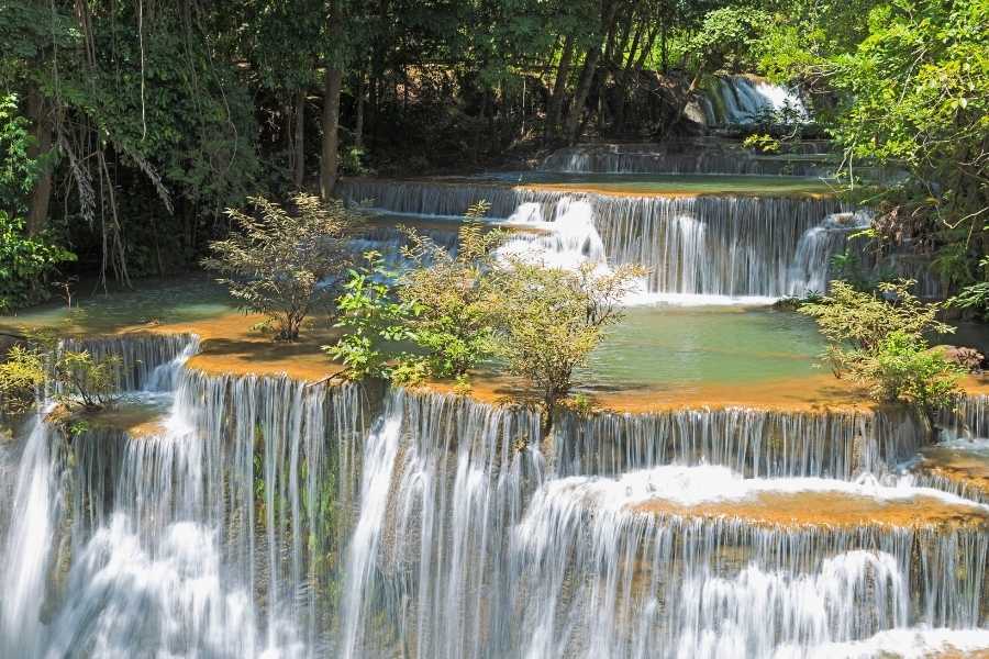 Huai Mae Khamin Waterfall Kanchanaburi