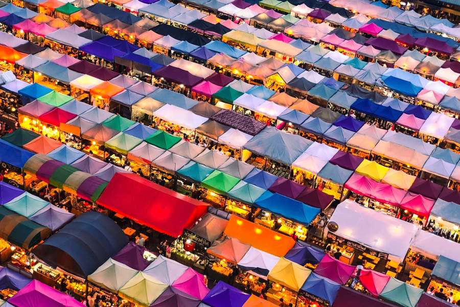 Marchés locaux Bangkok