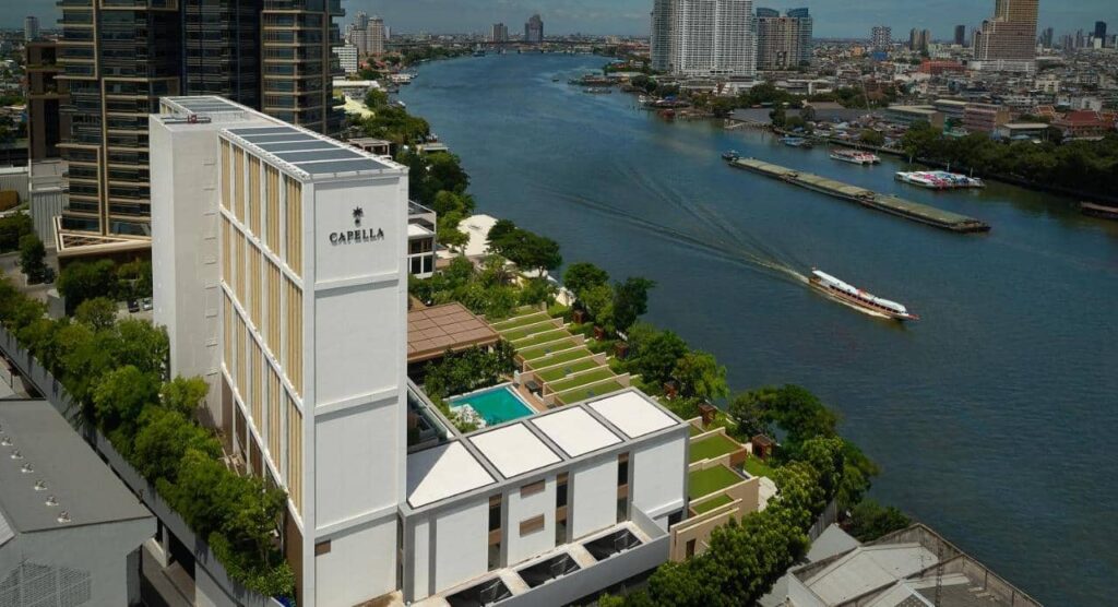 Hôtels le long de la rivière Chao Phraya