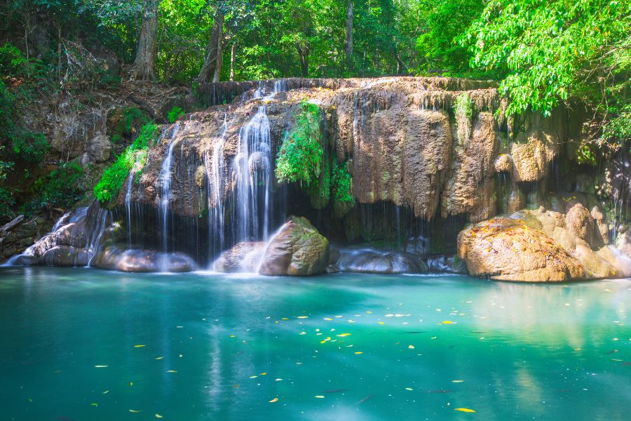 Cascade Erawan à Kanchanaburi